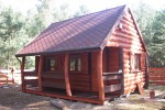 Domek letniskowy drewniany szkieletowy dom