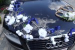 Luksusowe auto do ślubu czarna Audi A8