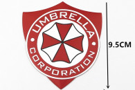 Naklejka 3D Aluminium "UMBRELLA " Resident Evil