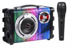 GŁOŚNIK KARAOKE BLUETOOTH USB FM REC 1-MIC