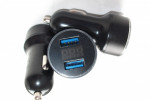 Ładowarka samochodowa 2xUSB 2.4A + 3.1A