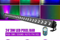 Listwa Belka Bar 24x3W RGB Mix Kolorów Pilot