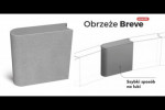 Palisada na łuki , obrzeże