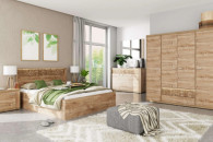 Sypialnia Jarstol NATURAL -Zestaw(6szt)