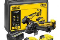 Stanley szlifierka kątowa 125mm 18V 2x4Ah V20