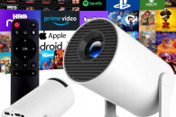Projektor WIFI Bluetooth HDMI USB Google Smart