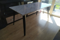 Stół do salonu, kuchni, jadalni 150x80, biały,