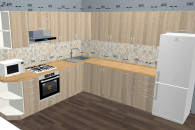 Kuchnia Sara 270 na 310 z Blatem 38mm