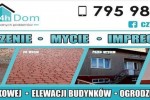 Mycie kostki brukowej, elewacji oraz dachów